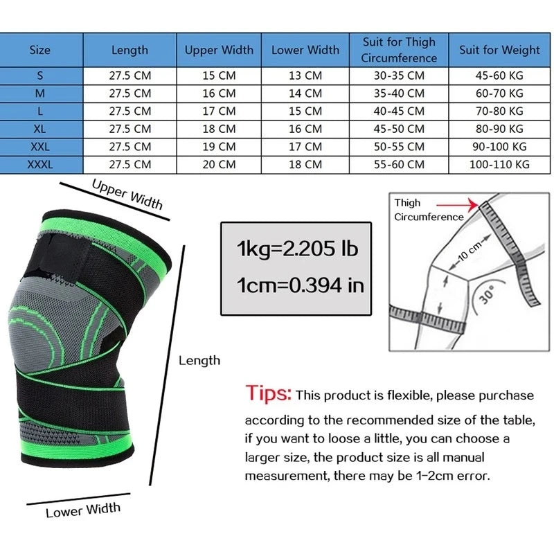 COMPRESSION KNEE SUPPORT SLEEVE