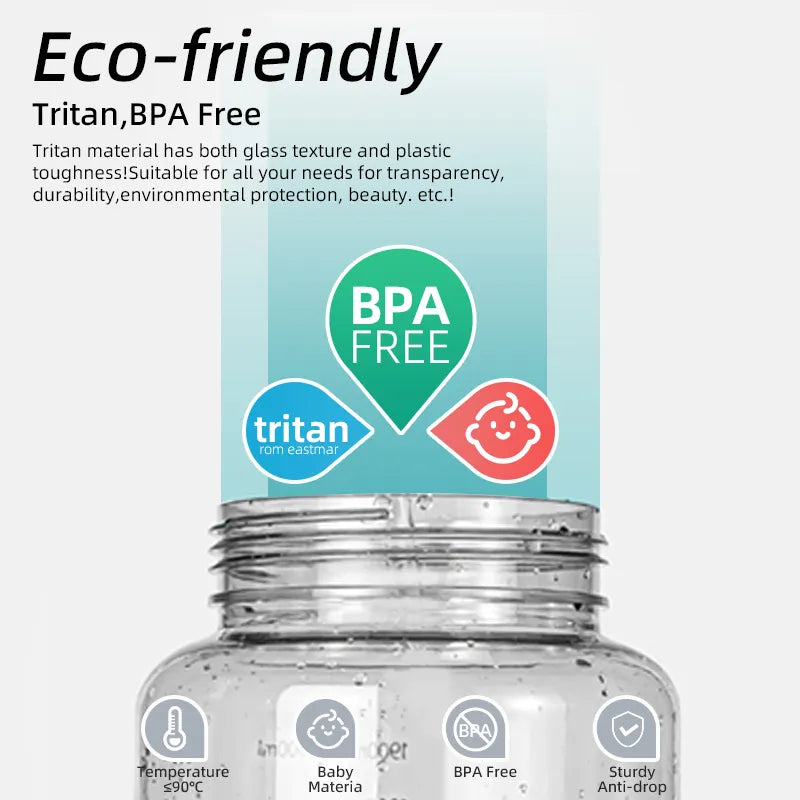 2 Liters Large Capacity Water Bottle