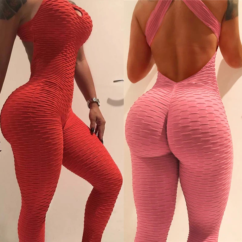 WOMEN'S SEXY YOGA JUMPSUIT SET