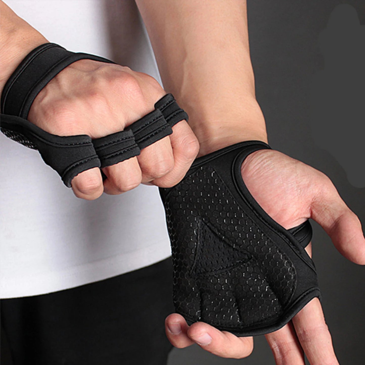 Lifting Palm Dumbbell Grips Pads