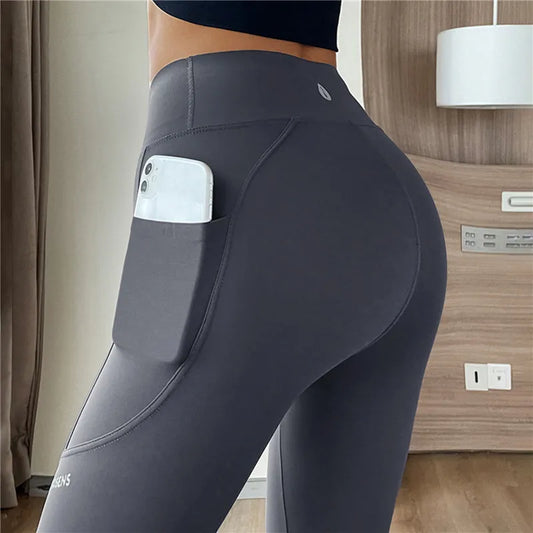Tights High Waist Push Up Shark Sports Pant